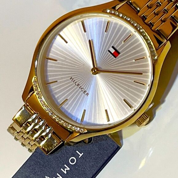 Tommy hilfiger silver Dial Women's Bracelet Wrist Watch Water Resistance Quartz - Picture 8 of 10